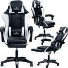 Кресло геймерское DIEGO AERO Black-White