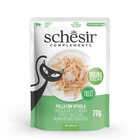 Влажный корм Schesir Chicken Seabass 70 г