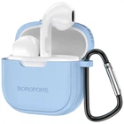 Беспроводные TWS наушники Borofone BW29 Case Azure Blue
