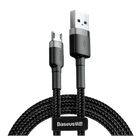Кабель Baseus Cafule Micro USB 3м (CAMKLF-HG1) сірий/чорний [69673].