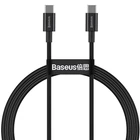 Кабель Baseus Superior Series Fast Charging Type-C to Type-C 100W 1м чорний (CATYS-B01) [77818].
