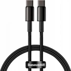 Кабель Baseus Tungsten Gold Fast Charging Data Cable Type-C to Type-C 100W 1m Black (CATWJ-01) [83771]