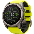Смарт-часы Garmin Fenix 8 Solar Sapphire 51mm Titanium with Amp Yellow/Graphite Silicone Band (010-02907-20) [116854]