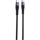 Кабель Proove Light Silicone USB-C to USB-C 60W 1m Black (CCLC60001101) [133318]
