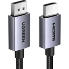 Кабель Ugreen DP125 DisplayPort to HDMI 2.0 4K 2m Black (35842) [140564]