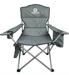 Кемпинговое кресло BaseCamp Hunter, 60x60x100 см Сірий
