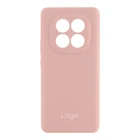 Чохол Liquid Silicone (AA) Full Camera для Xiaomi Redmi Note 14 Pro Plus 5G 19.Pink Sand