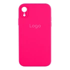 Чохол Silicone Case Square Full Camera для iPhone Xr 38.Shiny Pink