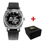 Жіночий наручний годинник Awarder 021-3D Де би не була Silver-Black-Black Leather
