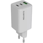 Зарядний пристрій Canyon CU65ACC GaN 65W 2xPD 1xQC EU White (CNS-CUW65ACC) CANYON CNS-CUW65ACC 925479