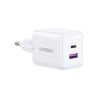Зарядное устройство Ugreen USB + USB-C GaN 30W X516 white (65015) UGREEN 65015 925863