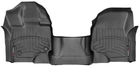 Килимки Weathertech Black для Ford F-150 (mkXIII-mkXIV) 2014→ (SuperCab/SuperCrew)(цілісний)(1 ряд) (WT 447931)