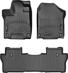 Килимки Weathertech Black для Honda Pilot (mkIII) 2015-2022 (7 місць)(1-2 ряд) (WT 448391-448395)