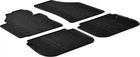 Гумові килимки Gledring для Volkswagen Caddy (mkIII) 2003-2021 (1-2 ряд) (GR 0070)