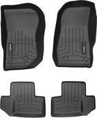 Килимки Weathertech Black для Jeep Wrangler (JK) 2014-2018 (WT 445731-445733)