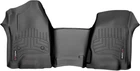 Килимки Weathertech Black для Chevrolet Suburban (mkXI) / Tahoe (mkIV) / Silverado (mkIII)(Double/Crew Cab); GMC Yukon / Yukon XL (mkXI) 2014-2019 (цілісний)(1 ряд) (WT 445431)