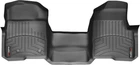 Килимки Weathertech Black для Ford F-150 (mkXII) 2010-2014 (all cabs)(без важеля 4x4)(без консолі)(з повітроводами ззаду)(2 кріплення)(цілісний)(1 ряд) (WT 442951)