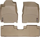 Килимки Weathertech Beige для Honda CR-V (mkIII)(1 row - 2 pcs.) 2007-2011 (WT 453161-450982)