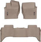Килимки Weathertech Beige для Land Rover Range Rover (mkIV)(L405) 2018-2021 (не PHEV)(без консолі на 2 ряду) (WT 454801-454809)