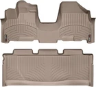 Килимки Weathertech Beige для Honda Odyssey (mkIII)(RL3,RL4)(1-2 row)(1 row 1pcs.) 2005-2010 (WT 453171-450492)