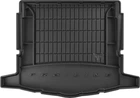 Гумовий килимок у багажник Frogum Pro-Line для Nissan X-Trail (mkIII)(T32) 2013-2021 (5 місць)(нижній рівень)(багажник) (FG TM403239)