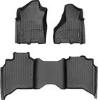 Килимки Weathertech Black для Dodge Ram 2500HD (mkV) 2019→ (Crew Cab)(1 ряд - 2 місця) (WT 4415451-4415452)