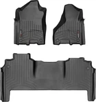 Килимки Weathertech Black для Dodge Ram 2500HD (mkV) 2019→ (Mega Cab)(1 ряд - 2 місця) (WT 4415451-4415455)