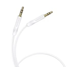 Аудіо кабель Borofone BL16 Clear sound AUX 3.5мм male – AUX 3.5мм male White (34366_3340079)