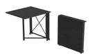 Стол-книжка трансформер Орион 1 Ferrum-decor 750x810x730 Черный металл ДСП Сосна Кембра 16 мм (ORI103)