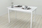 Стол кухонный Ferrum-decor Марио 75x120x80 Белый ДСП Белое 16мм (MAR0036)