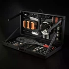 Шашлычный набор-комплект со столиком на 6 шампуров 43 предмета "Grills G18" Черный G018