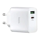 Зарядное устройство Hoco C113A PD65W Quick Charge 2.0 3.0 USB Type-A Type-C белое