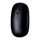 Компьютерная мышь оптическая беспроводная Zerodate T9 для обеих рук с USB адаптером 2,4ГГц черная