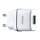 Заряджання Hoco C12Q Quick Charge 2.0 3.0 USB Type-A біле