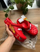 Чоловічі крокси Червоні Маквін 45-46 розмір Lightning McQueen Crocs Crocband