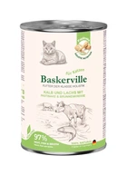 Вологий корм для кішок Baskerville Holistic Kalb und Lachs Телятина та лосось 400 г