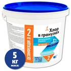 Хлор в гранулах 5 кг (відро) порошок (шок хлор) Water World Window