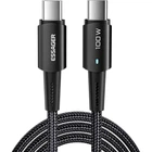 Кабель зарядный ESSAGER USB Type-C to USB Type-C 100 W Charging Data Cable 0.5 м Black (EXCTT1-CGB01)