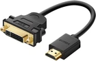 Високошвидкісний кабель-адаптер Ugreen HDMI to DVI-I 24+5 0.15 м Black (20136)