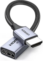 Кабель удлинитель UGREEN HDMI Extension Cable 8K Ultra High Speed 48Gbps 15 см Black (HD165)