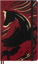 Блокнот Moleskine Year of the Horse середній 13 х 21 см в лінію червоний