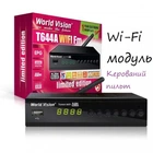 Т2 тюнер World Vision T644А Wi-Fi FM IPTV ресивер приставка T2 керований пульт