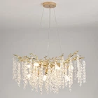 Люстра подвесная LUMINARIA OLIVIA 12xE14 R800 GOLD 220V IP20