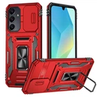 Чехол противоударный Epik Defender Cam Ring Case для Samsung Galaxy A36 5G / A56 5G Красный / Red