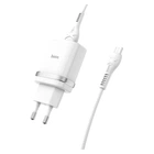 СЗУ Hoco C12Q QC3.0, С кабелем, MicroUSB, 3.0 A, Белый - 206819