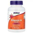 Витамин A Now Foods (Vitamin A) 25000 МЕ 250 капсул