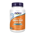 Рыбий жир двойная сила Now Foods (DHA-500) 90 капсул
