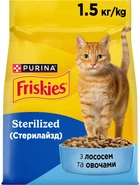 Корм Purina Friskies Sterilized с лососем и овощами