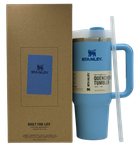 Термос термокружка Stanley Quencher H2.0 Tumbler из нержавеющей стали Sky Blue 0,88 л KT7002005