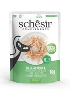 Влажный корм Schesir Chicken Seabass 70 г